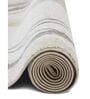Grey Abstract Polypropylene 6 Ft X 4 Ft Machine Made Carpet