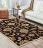 Jacobean Pattern Wool Hand Tufted 4 x 6 Feet Carpet