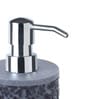 Grey And Black Polyresin Soap Dispenser (380 Ml)