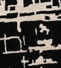 Black Abstract Wool 5 ft x 7 ft Hand Tufted Carpet