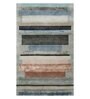 Grey Striped Wool 5 ft x 7 ft Hand Tufted Carpet