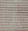 Grey Solid Wool 5 ft x 7 ft Hand Woven Carpet