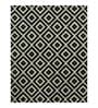 Grey Geometric Wool 5 ft x 7 ft Hand Tufted Carpet