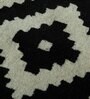 Grey Geometric Wool 5 ft x 7 ft Hand Tufted Carpet