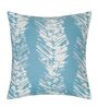 Grey and Blue Velvet Abstract 16x16 inches Cushion Cover Set of 2