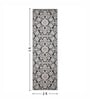 Grey and Cream Persian 2x3 Feet Machine Made Runner