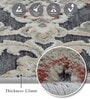 Grey and Cream Persian 2x3 Feet Machine Made Runner