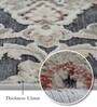 Grey and Cream Persian 4x6 Feet Machine Made Carpet