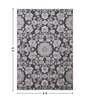Grey and Cream Persian 4x6 Feet Machine Made Carpet