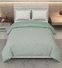 Grey and Orange 50% COTTON, 50% POLYESTER Solid 90 GSM King Bed Comforter