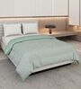 Grey and Orange 50% COTTON, 50% POLYESTER Solid 90 GSM King Bed Comforter