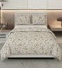Grey and Pink 100% COTTON Solid 105 GSM Double Bed Comforter