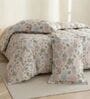 Grey and Pink 100% COTTON Solid 105 GSM Double Bed Comforter