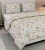 Grey and Pink 100% COTTON Solid 105 GSM Double Bed Comforter
