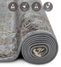 Grey and Rust Persian 4x6 Feet Machine Made Carpet