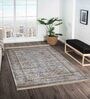 Grey and Rust Persian 5x7 Feet Machine Made Carpet