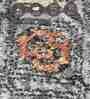 Grey and Rust Persian 5x7 Feet Machine Made Carpet