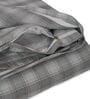 Grey and White 100% COTTON Solid 105 GSM Double Bed Comforter