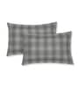 Grey and White 100% COTTON Solid 105 GSM Double Bed Comforter