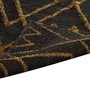 Grey and Yellow Jute Geometric Hand Woven  5x 8 Feet Carpet