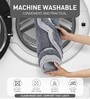 Grey Anti Skid Polyester Bathmat (45x65 cm)