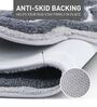 Grey Anti Skid Polyester Bathmat (55x85 cm)