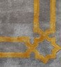 Buy Grey Art Silk Solid 6 x 8 Feet Hand Tufted Carpet