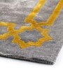 Buy Grey Art Silk Solid 6 x 8 Feet Hand Tufted Carpet