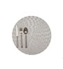 Silver Ava Round PVC Dining Table Placemat