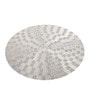 Silver Ava Round PVC Dining Table Placemat