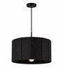 Grey Basket   Luxury Acoustic Pendant Light (60cm   x 35cm H)