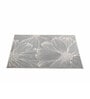Grey Bency Rectangular PVC Dining Table Placemat