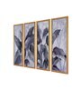 Big Multicolour Canvas Framed Landscape Art Panel Set of 4