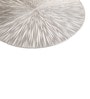 Grey Bitsy Round PVC Dining Table Placemat