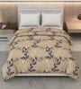 Grey Black Polyester Solid 105 GSM Double Bed Comforter