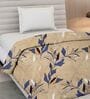 Grey Black Polyester Solid 105 GSM Single Bed Comforter