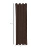 Silk Blackout 9 Feet Eyelet Door Curtain