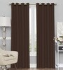 Silk Blackout 9 Feet Eyelet Door Curtain