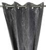 Grey Silk Blackout 5 Feet Eyelet Curtain (1 Piece)