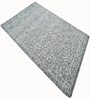 Grey Geometric Wool And Cotton 5 X 8 Ft Hand Tufted Carpet