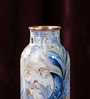 Grey Blue Marble Print Copper Bottle