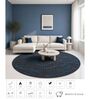 Grey Abstract Blended Woolen 48 x 48 Inches Hand Tufted Rug