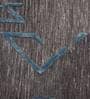 Grey Geometrical Blended Woolen 36 x 60 Inches Hand Tufted Rug