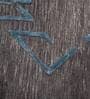 Grey Abstract Blended Woolen 36 x 60 Inches Hand Tufted Rug