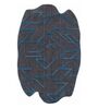 Grey Abstract Blended Woolen 36 x 60 Inches Hand Tufted Rug