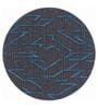 Grey Abstract Blended Woolen 72 x 72 Inches Hand Tufted Rug