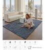 Grey Geometrical Blended Woolen 60 x 96 Inches Hand Tufted Rug