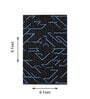 Grey Geometrical Blended Woolen 72 x 108 Inches Hand Tufted Rug