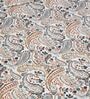 Grey Bohemian Paisley Design 210 TC 100% Cotton Superking Bedsheet with 2 Pillow Covers Grey Bohemian Paisley Design 210 TC 100% Cotton Superking Bedsheet with 2 Pillow Covers