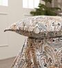 Grey Bohemian Paisley Design 210 TC 100% Cotton Superking Bedsheet with 2 Pillow Covers Grey Bohemian Paisley Design 210 TC 100% Cotton Superking Bedsheet with 2 Pillow Covers